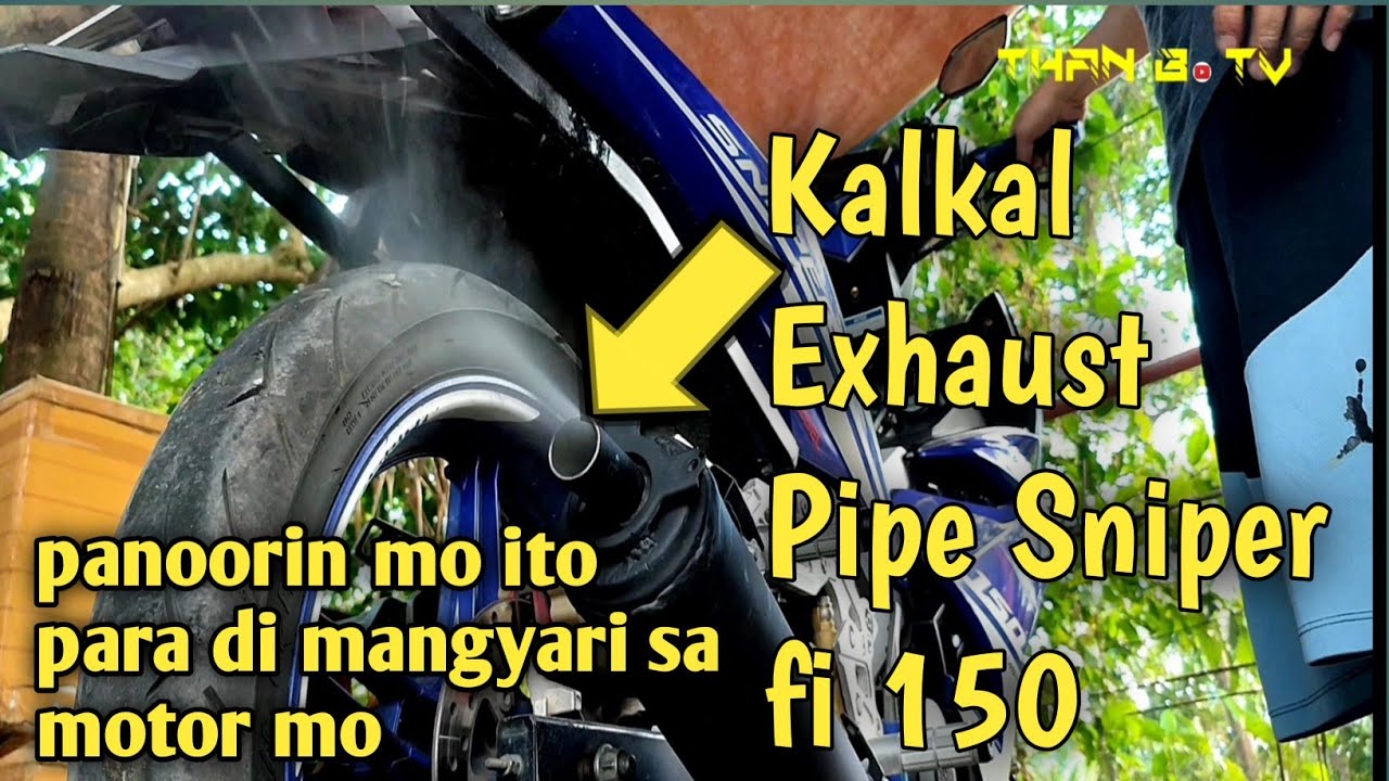 Kalkal Exhaust pipe para sa Sniper Fi 150.