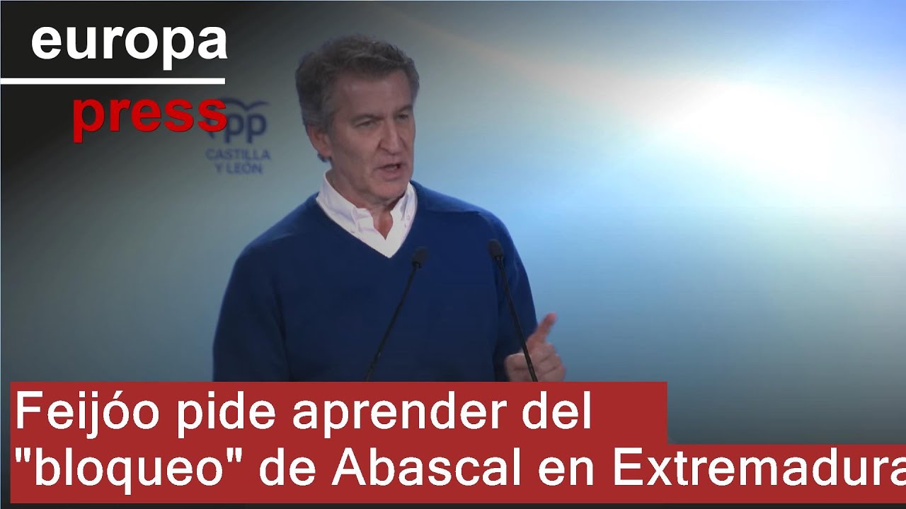 Feijóo pide aprender del 