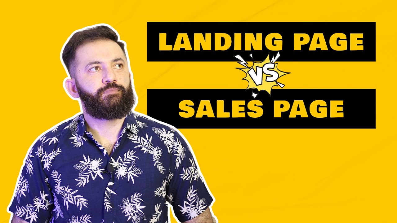 Landing VS Sales pages: Comparison With Examples
