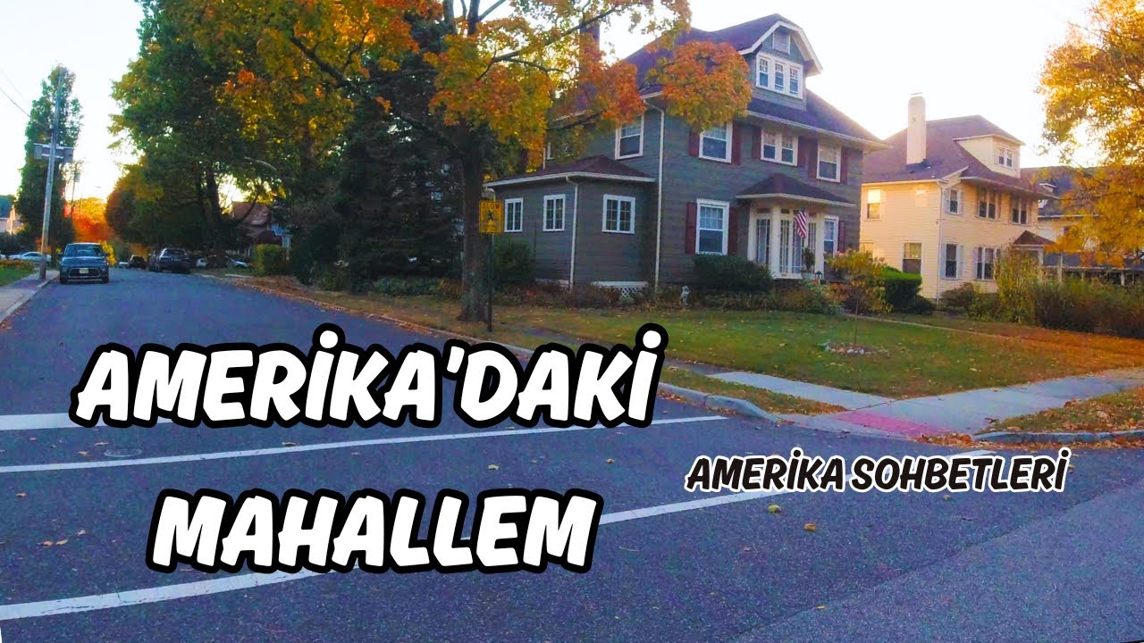 Amerika'daki Mahallem: New Jersey'de yaşam. Evler Arasında ve Parklarda Keşif #amerikadayaşam