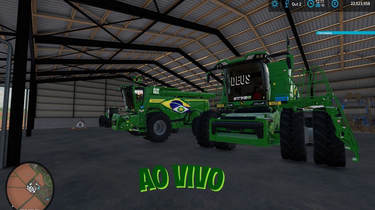 🚜 Farming Simulator 22 ao vivo — Evoluindo a fazenda!