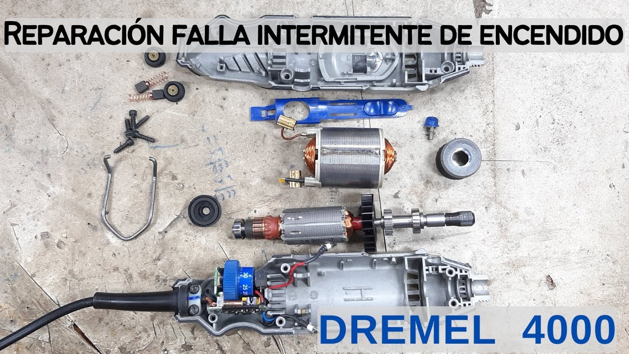 Reparación falla intermitente de encendido Dremel 4000