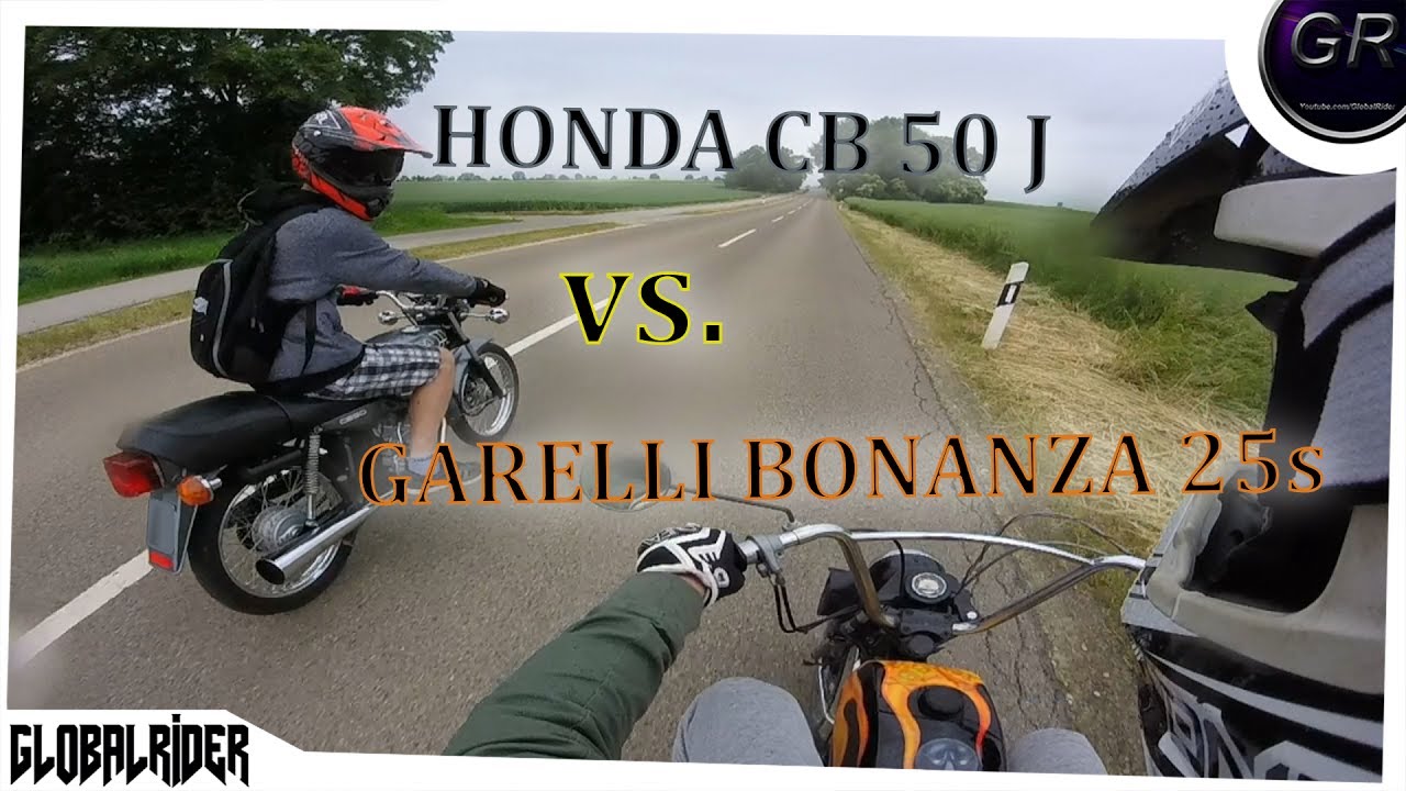 Honda CB 50 J vs. Garelli Bonanza 25s || RAW || Högnerhäusl || HD