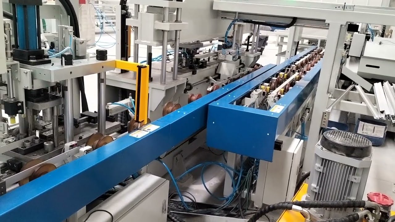 Aluminium Solar Panel Frame Cutting Punching Machine