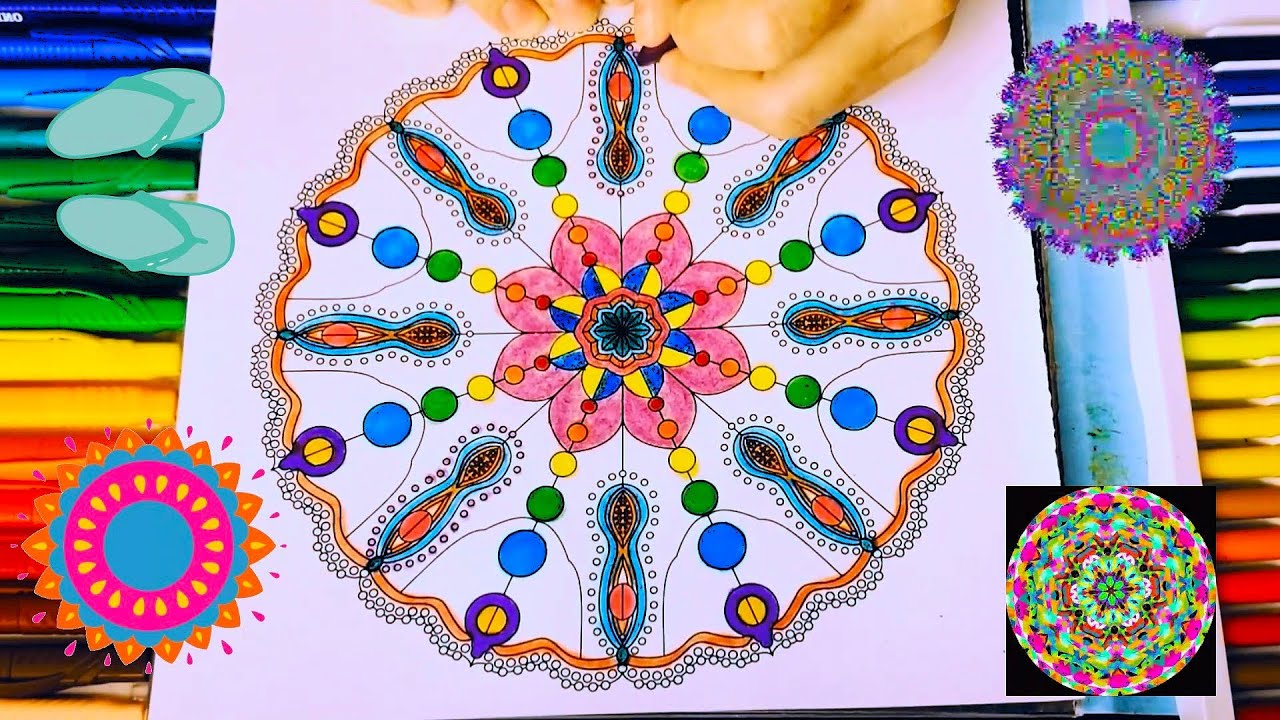 Coloreando mandalas: Terapia 48 