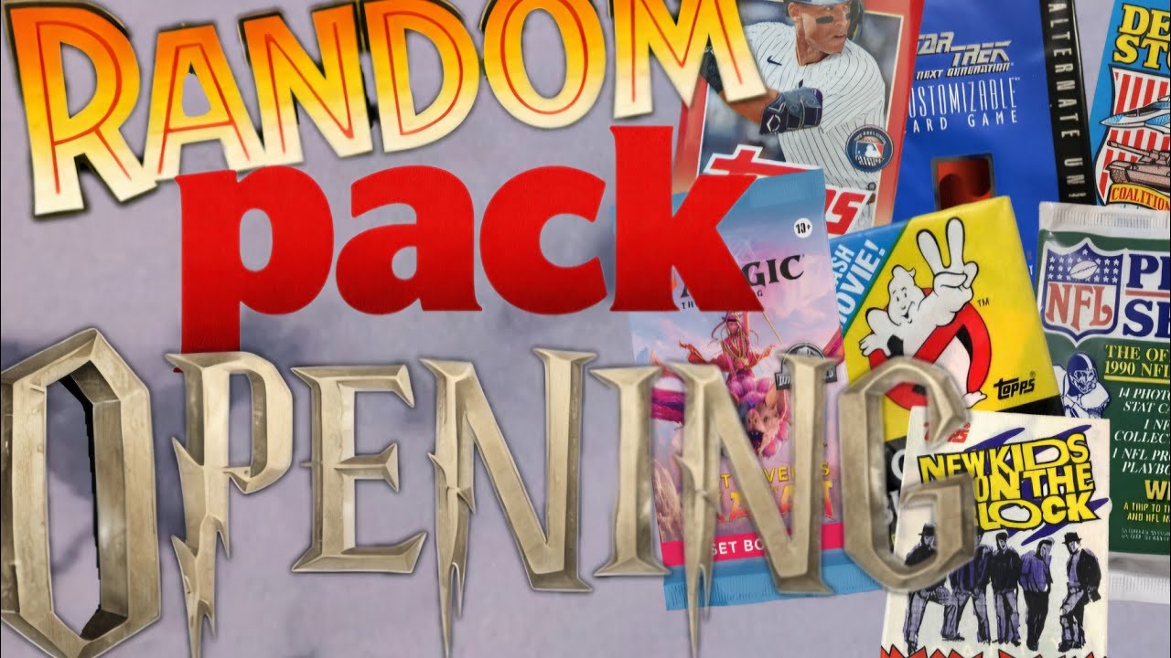 Opening Some Cool Packs of Trading Cards 1980s - Vintage and New 