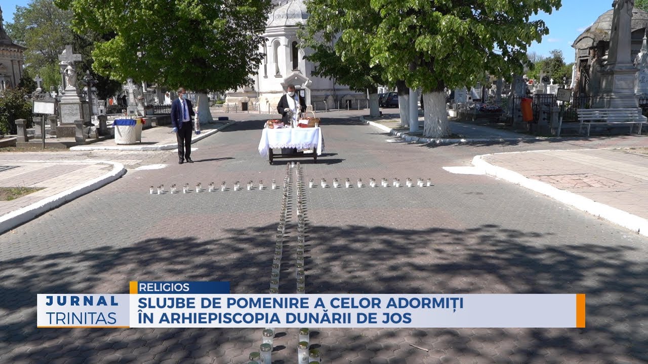 Slujbe de pomenire a celor adormiţi în Arhiepiscopia Dunării de Jos