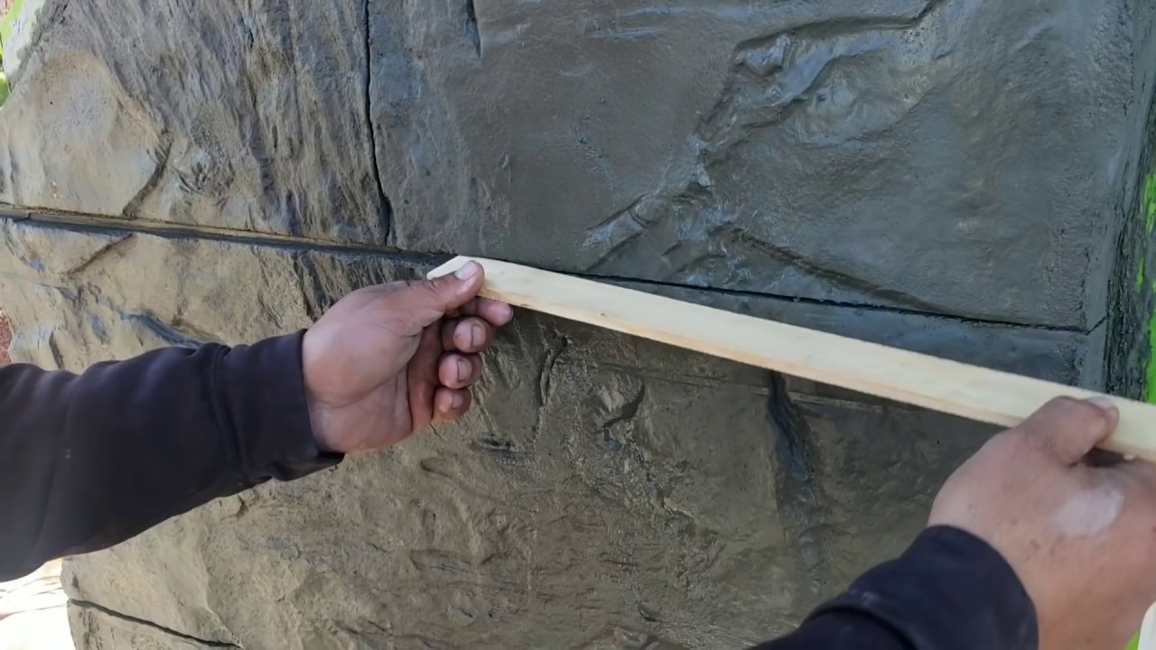 como hacer fachadas estilo bloques de piedra artificial