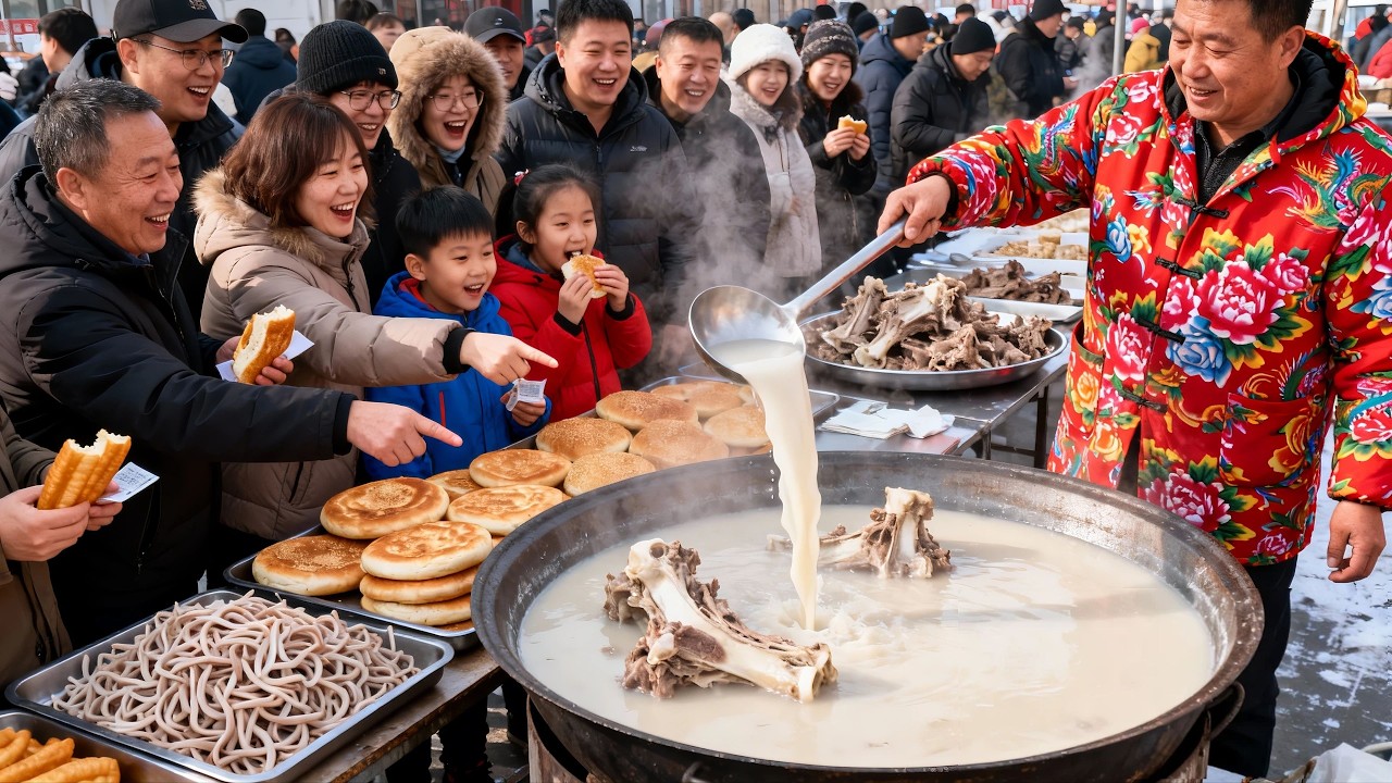 Asia’s Largest Morning Market 🇨🇳 1.2 km of Street Food in Jinzhou, Liaoning
