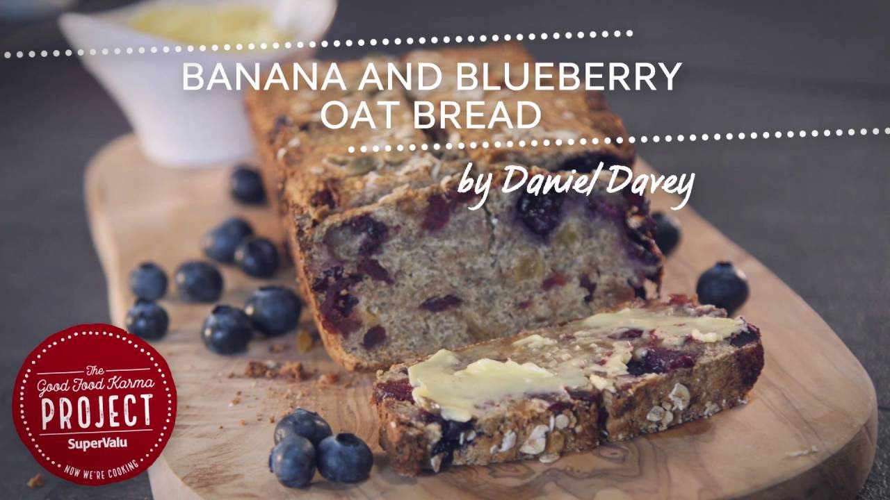 Banana & Blueberry Oat Bread