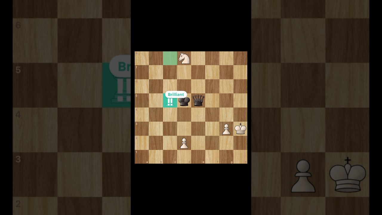 Chess TRAP - ROYAL FORK😮 #chess #chesspuzzle #chesscom