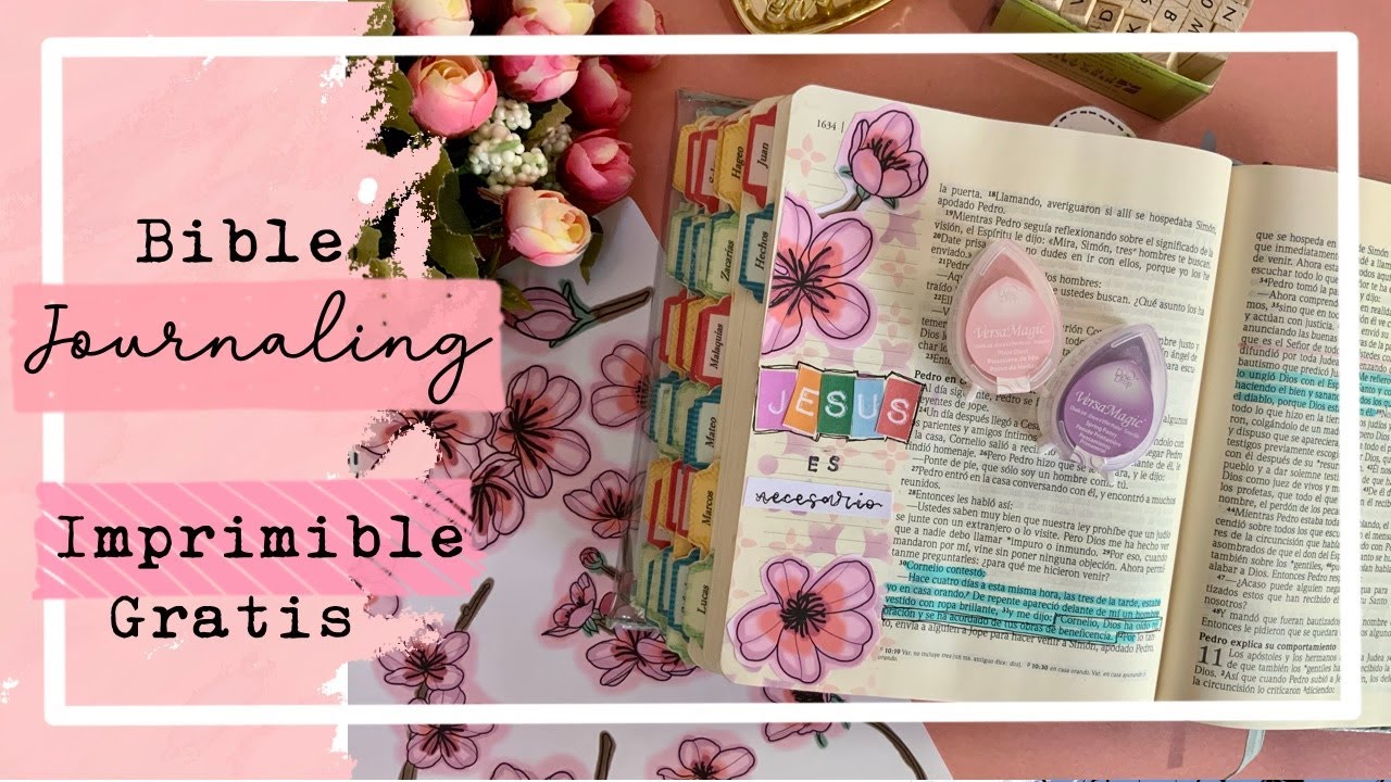 Bible Journaling en Español con imprimible gratuito
