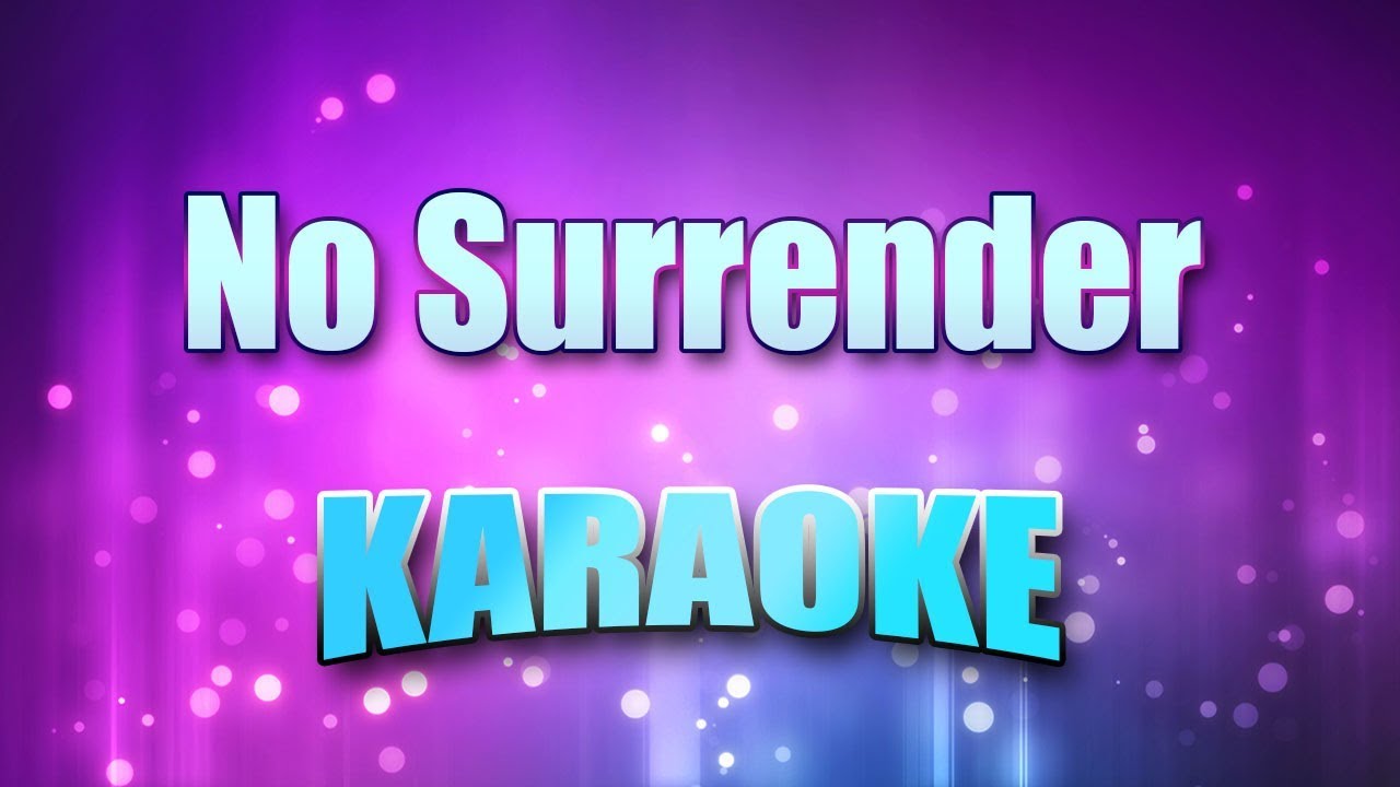 Bruce Springsteen - No Surrender (Karaoke & Lyrics)