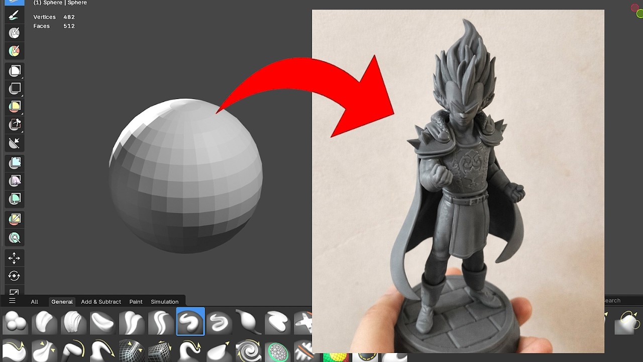 Cómo hacer figuras de resina para impresión 3D con Blender - Todo sobre su proceso