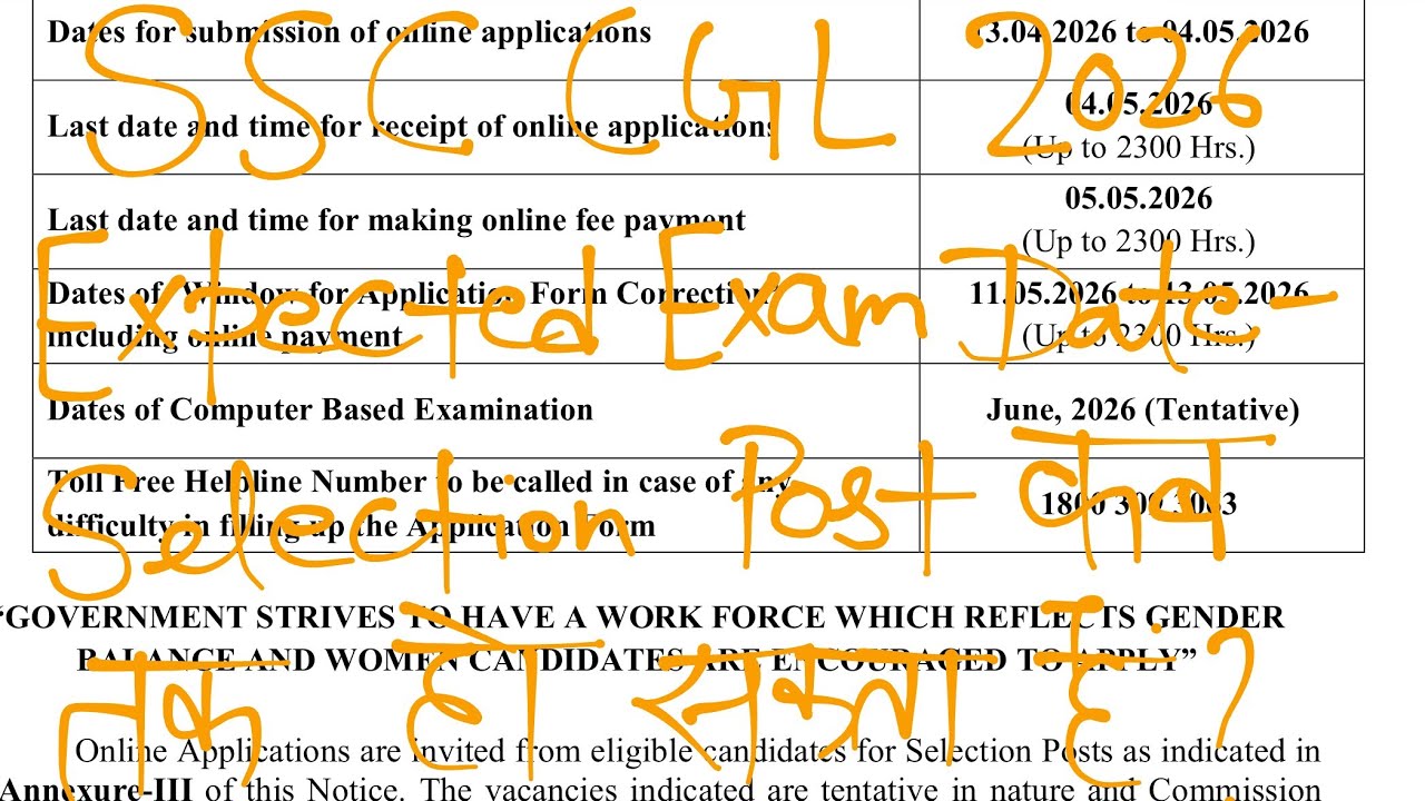 SSC CGL 2026 Expected Exam Date🤔? - When Will the Selection Post Exam Be Held? | SSC CGL 2026 Exa...