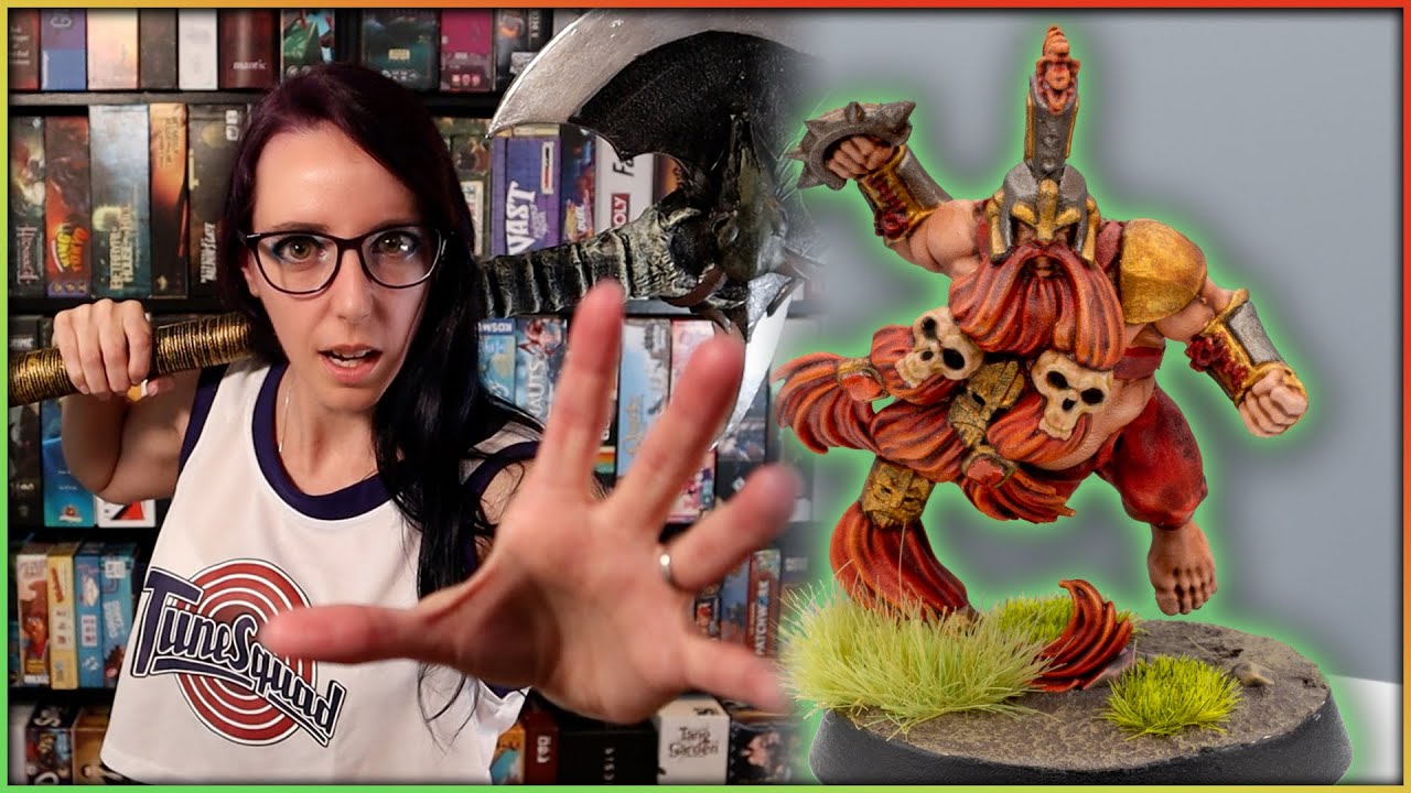 I Paint a FIERY Red Haired Dwarf | Warhammer Fantasy | Dungeon Bowl: Subterranean Blood Bowl Mayhem