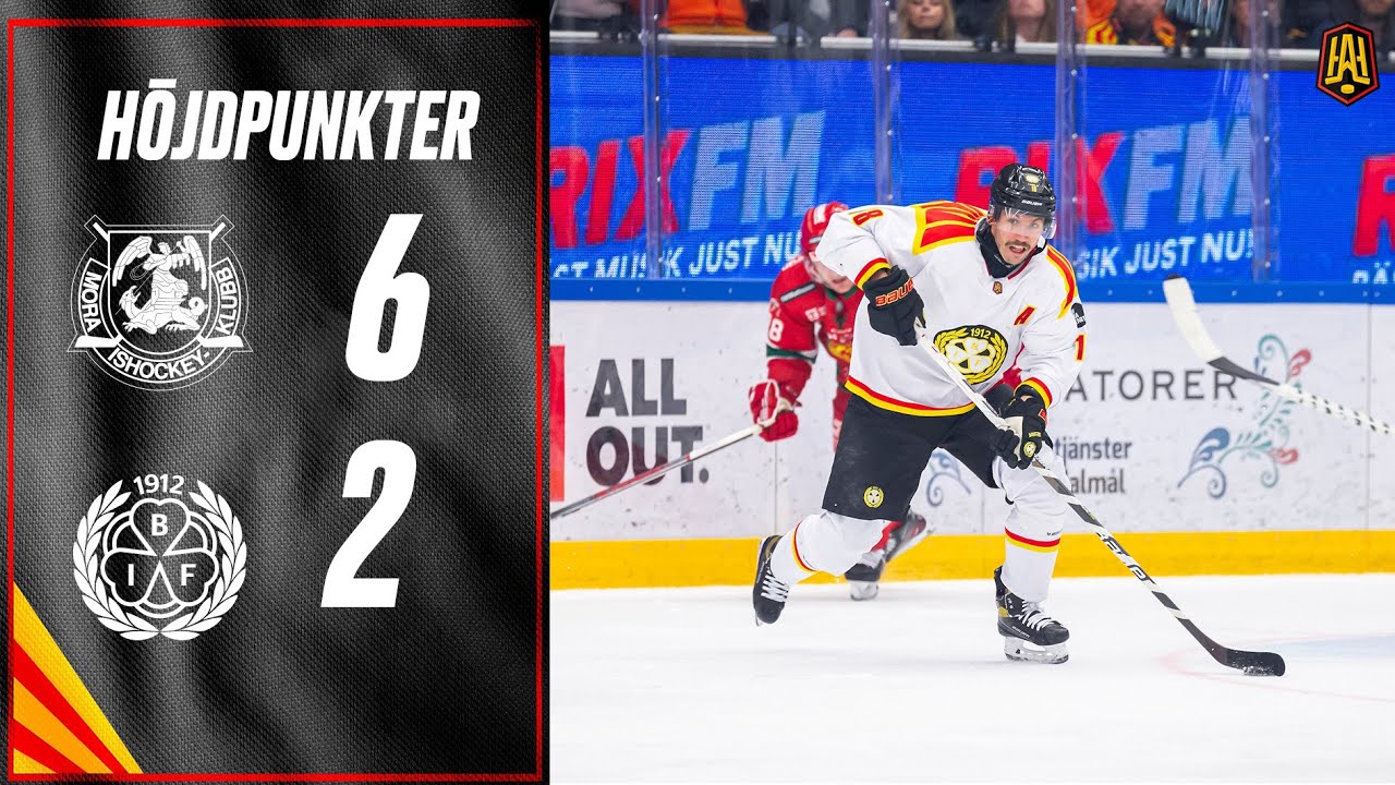 Höjdpunkter: Mora - Brynäs 6–2