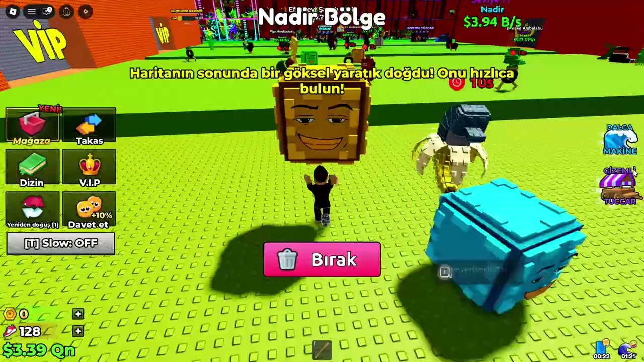 Roblox da tusunami brainrot oynuyoruz