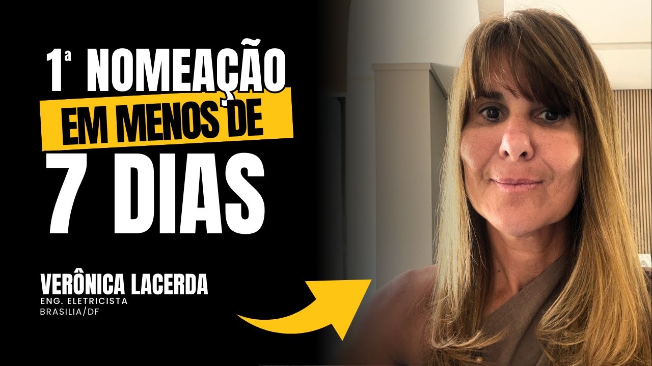 Menos de 1 semana para ser NOMEADA em uma Perícia Judicial - Eng. Eletricista de Brasilia/DF