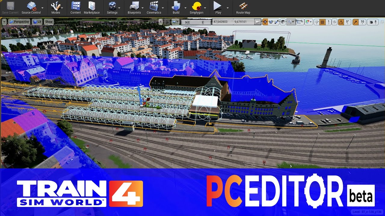 Train Sim World 4 Editor Tutorial how to import a Existing route