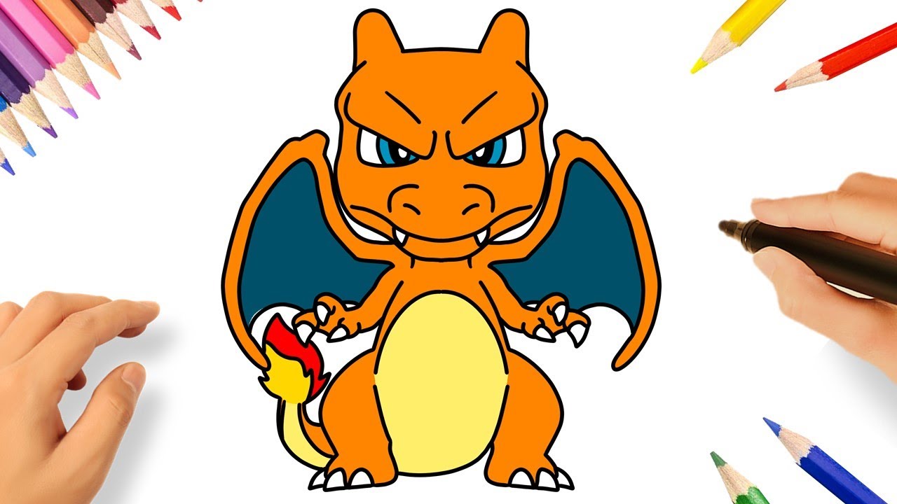 CÓMO DIBUJAR A CHARIZARD 🔥
