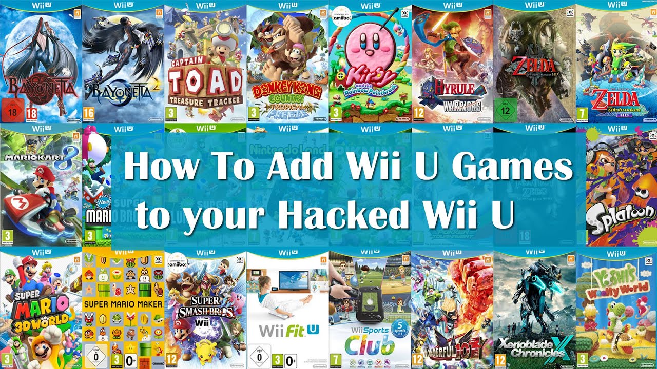Легко добавляйте игры Wii U на взломанную Wii U