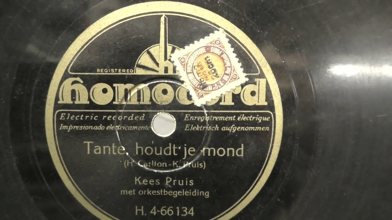 Kees Pruis: Tante houdt je mond. (1930).
