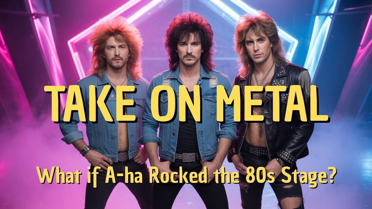 Take On Me — Glam Metal Reimagined ⚡ | What if A-ha Rocked the 80s Stage?
