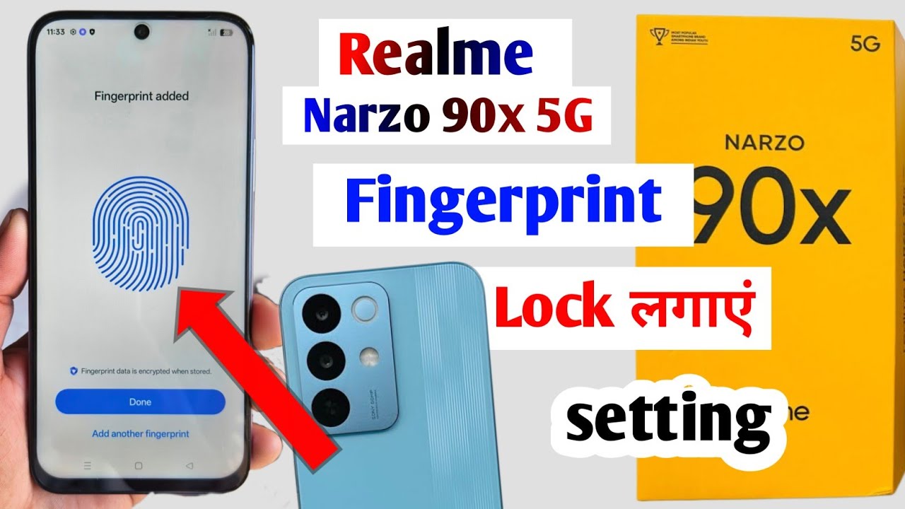 Realme narzo 90x 5g fingerprint lock | realme narzo 90x 5g fingerprint scanner 