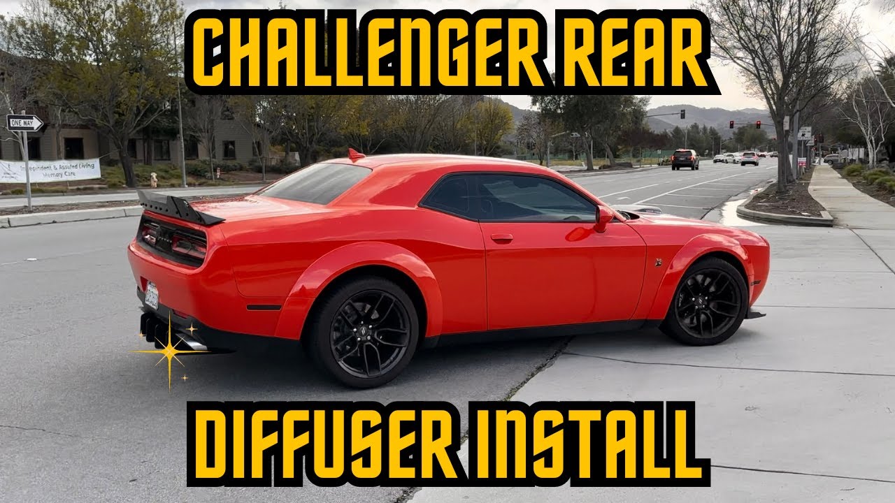 2015-2023 Challenger Standard Deluxe Diffuser by ZL1 Addons