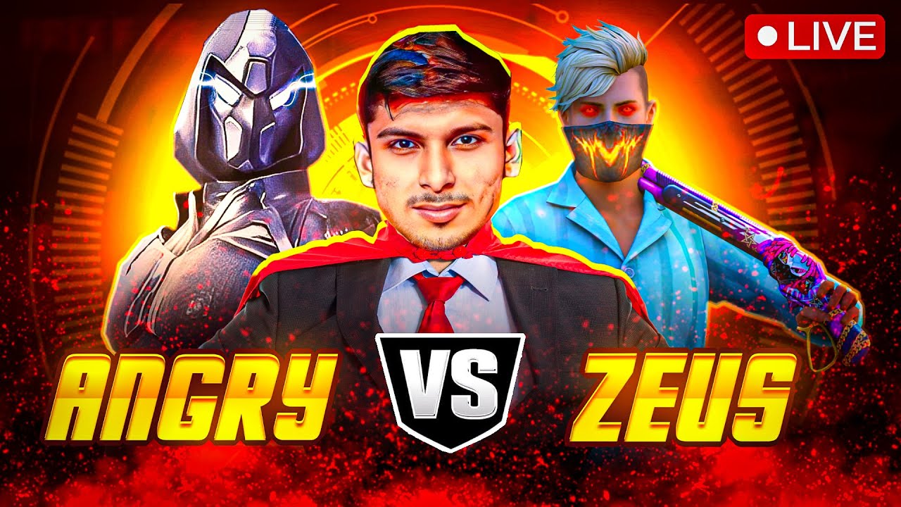 @NonstopGaming_  Live Reaction on ANGRY VS ZEUS On Live | Zeus challenge Me 💀|RIVALRY NEVER END📲