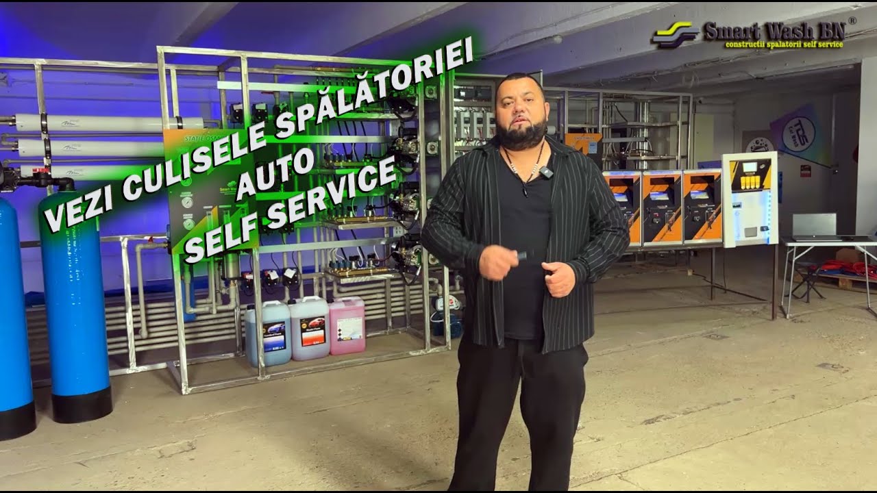 Automatizarea completă a unei spălătorii auto self-service | Proiect Smart Wash BN