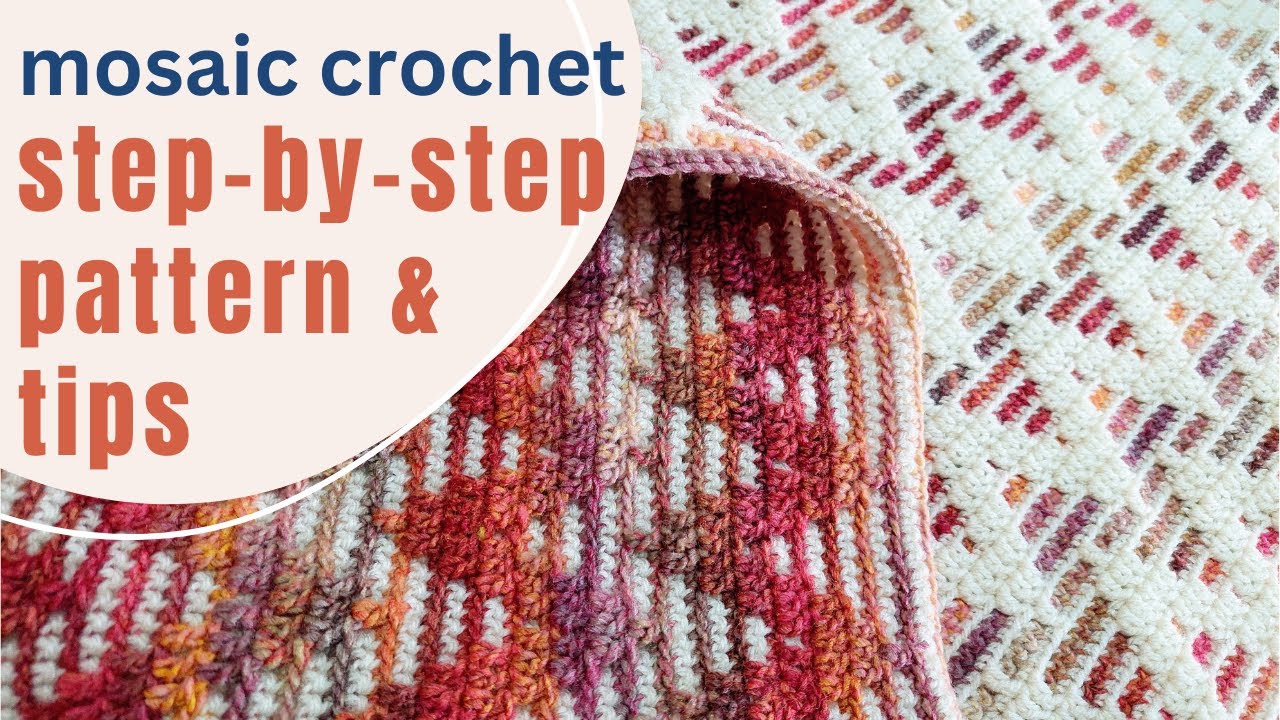 Easy two-sided overlay mosaic crochet pattern ZIGZAG. Designer @BebaBlanket