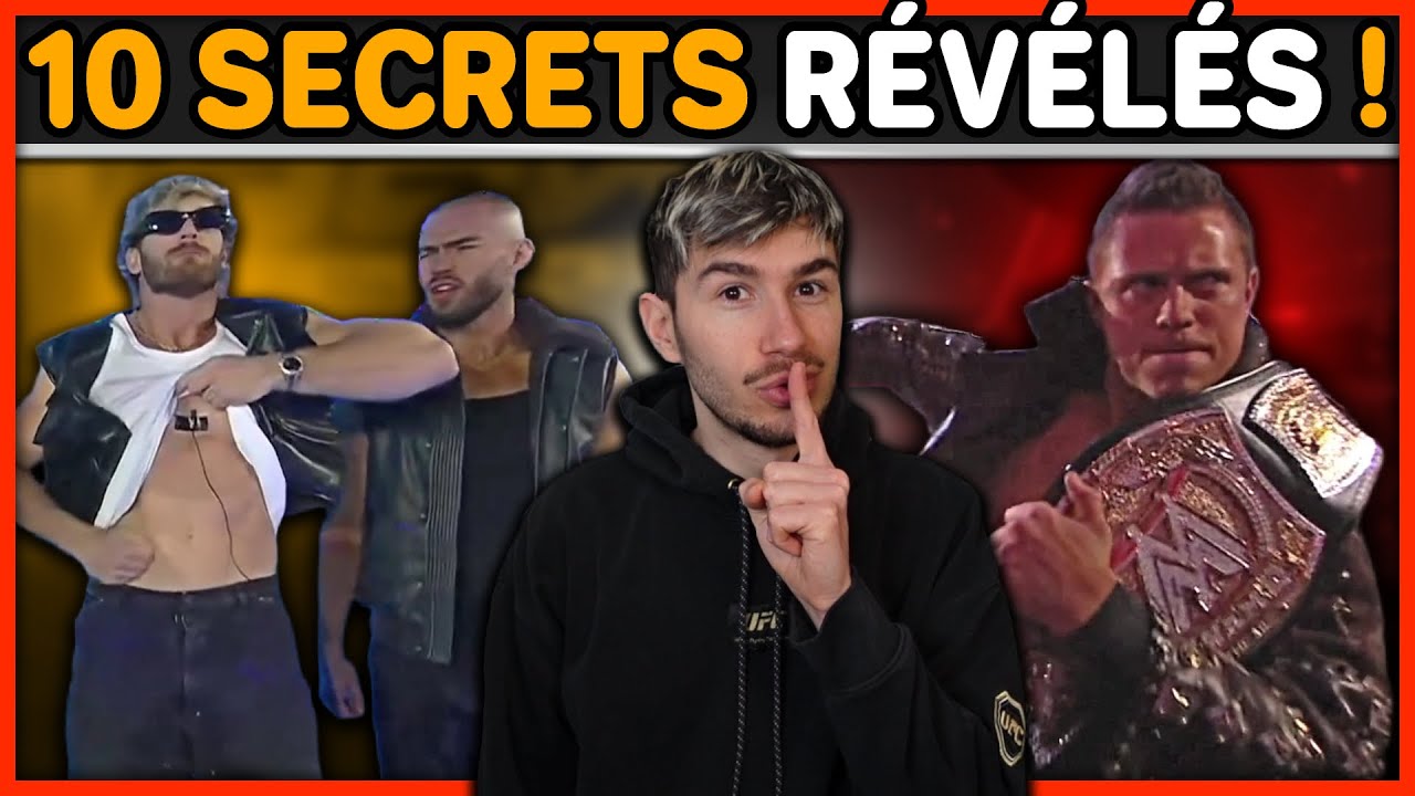 10 secrets révélés à la WWE !
