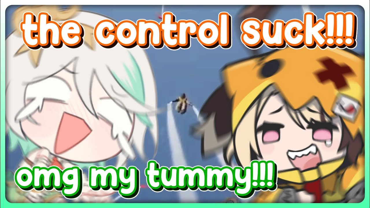 Cecilia and Gigi Can't Hold Back Laughing While Playing with Inverted Controls