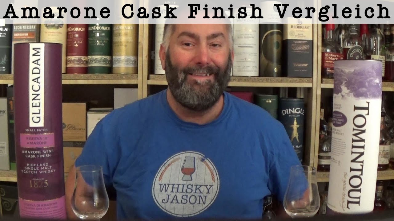 Tomintoul Amarone Wine Cask Finish gegen Glencadam Riserva Di Amarone Wine Finish im Vergleich