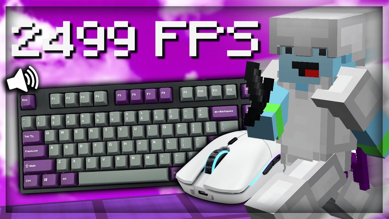 [1000+ FPS] Keyboard + Mouse ASMR Sounds | Hypixel Bedwars