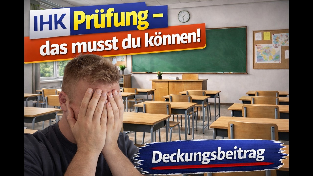 IHK Pr&uuml;fung &ndash; das musst du k&ouml;nnen | #9: Deckungsbeitrag