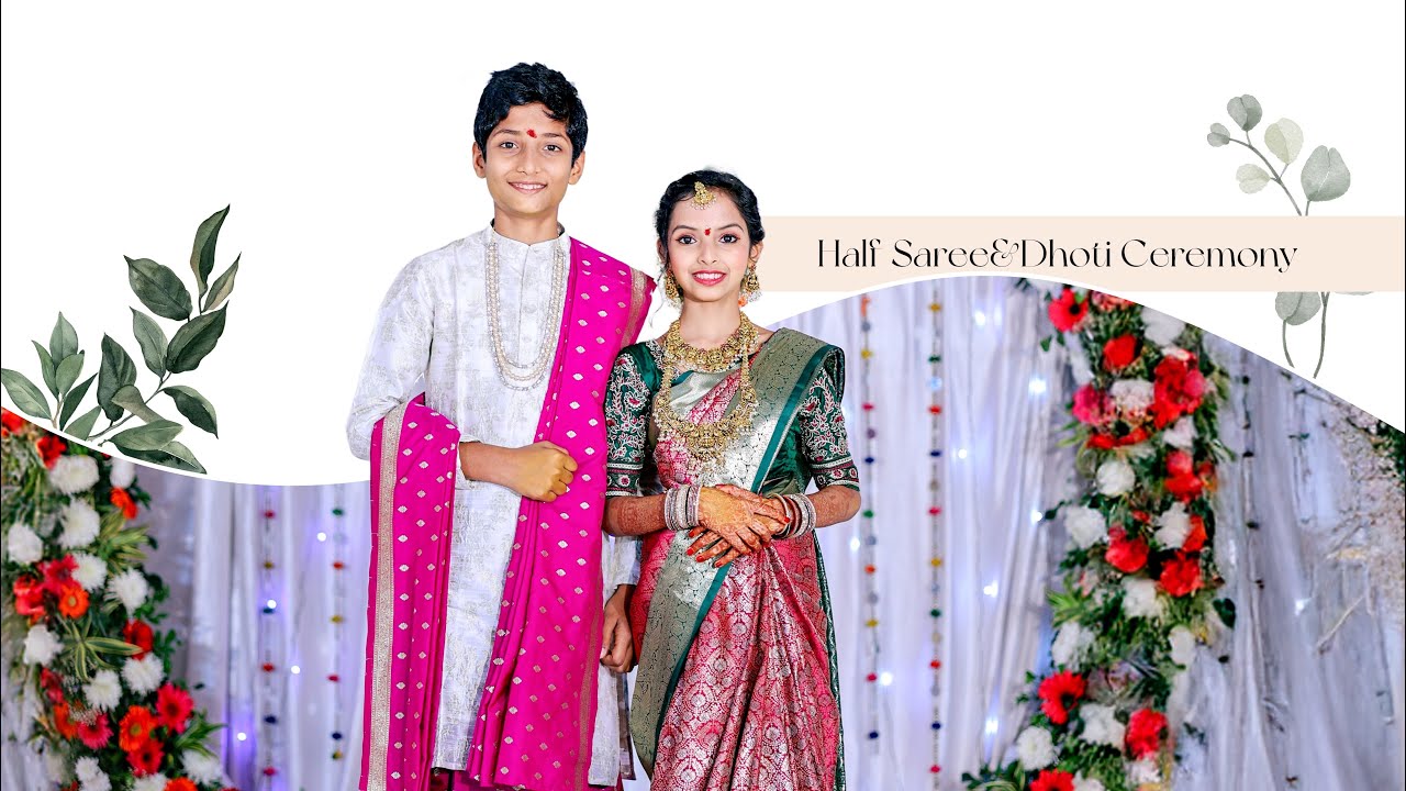 HANVITHA SREE & CHARANPREETH VARMA // HALF SAREE & DHOTI   // Nani photography // 9059619944 //