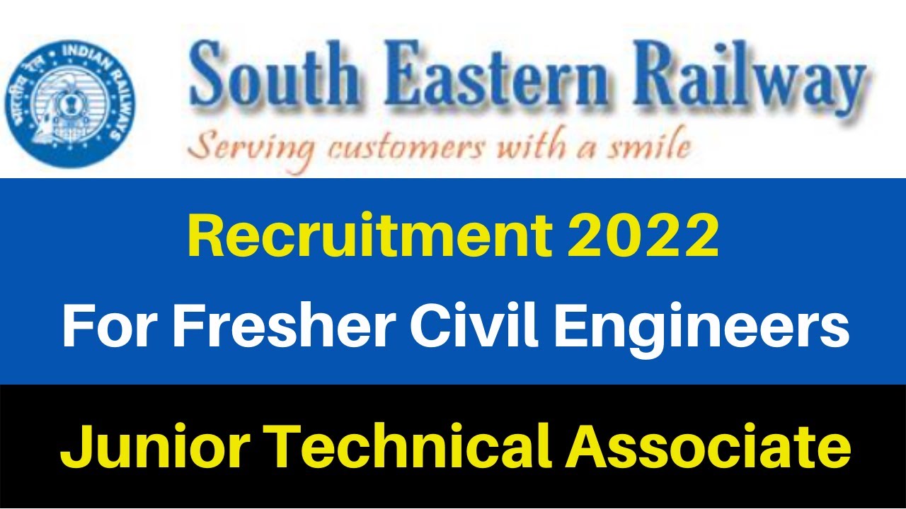 Railway Recruitment 2022 for Fresher Civil Engineers | Junior Technical Associate