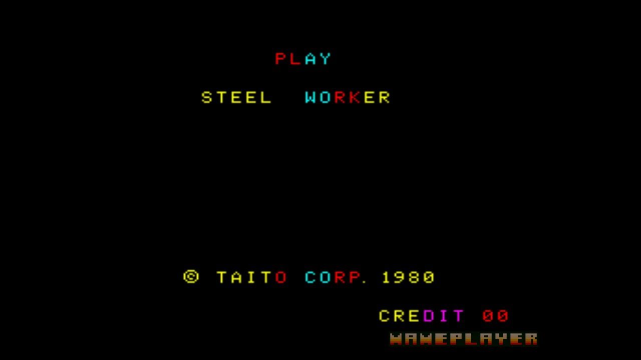 Steel Worker 1980 Taito Mame Retro Arcade Games