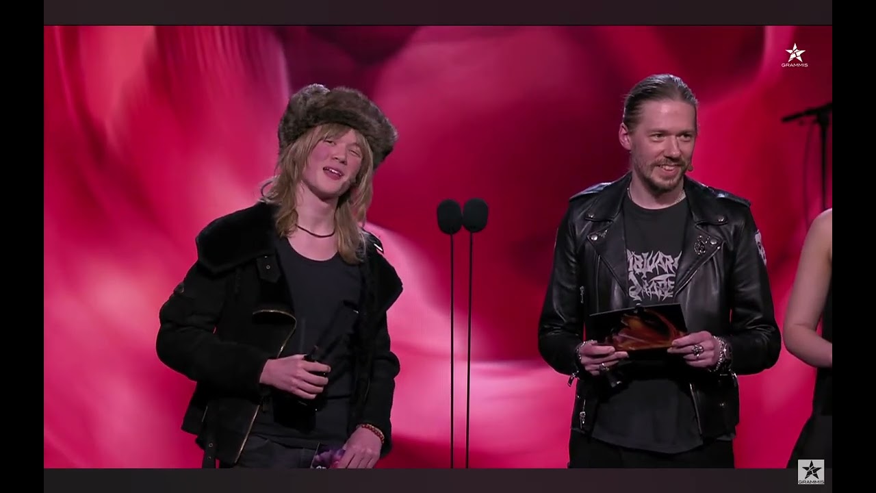 Tobias Forge presenting Opeth at 2025 Grammi (Subtitles Available)