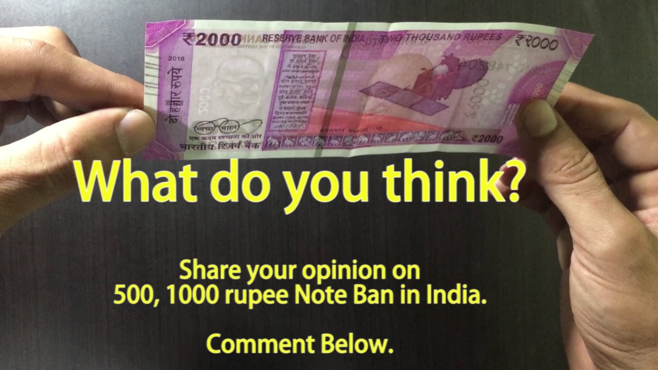 How to Identify Original / Fake 2000 Rupee New Note in India