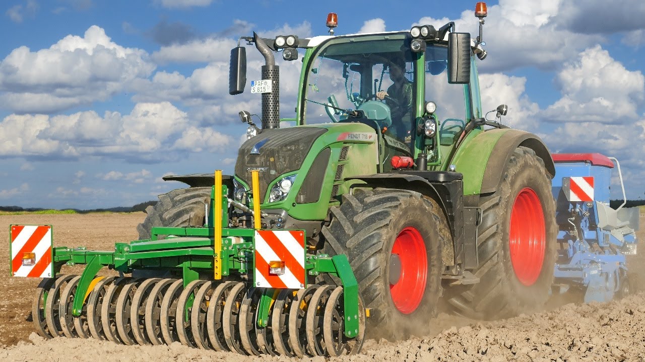 Aussaat 2021 🌱 Fendt 700 Vario mit Lemken Saphir 9