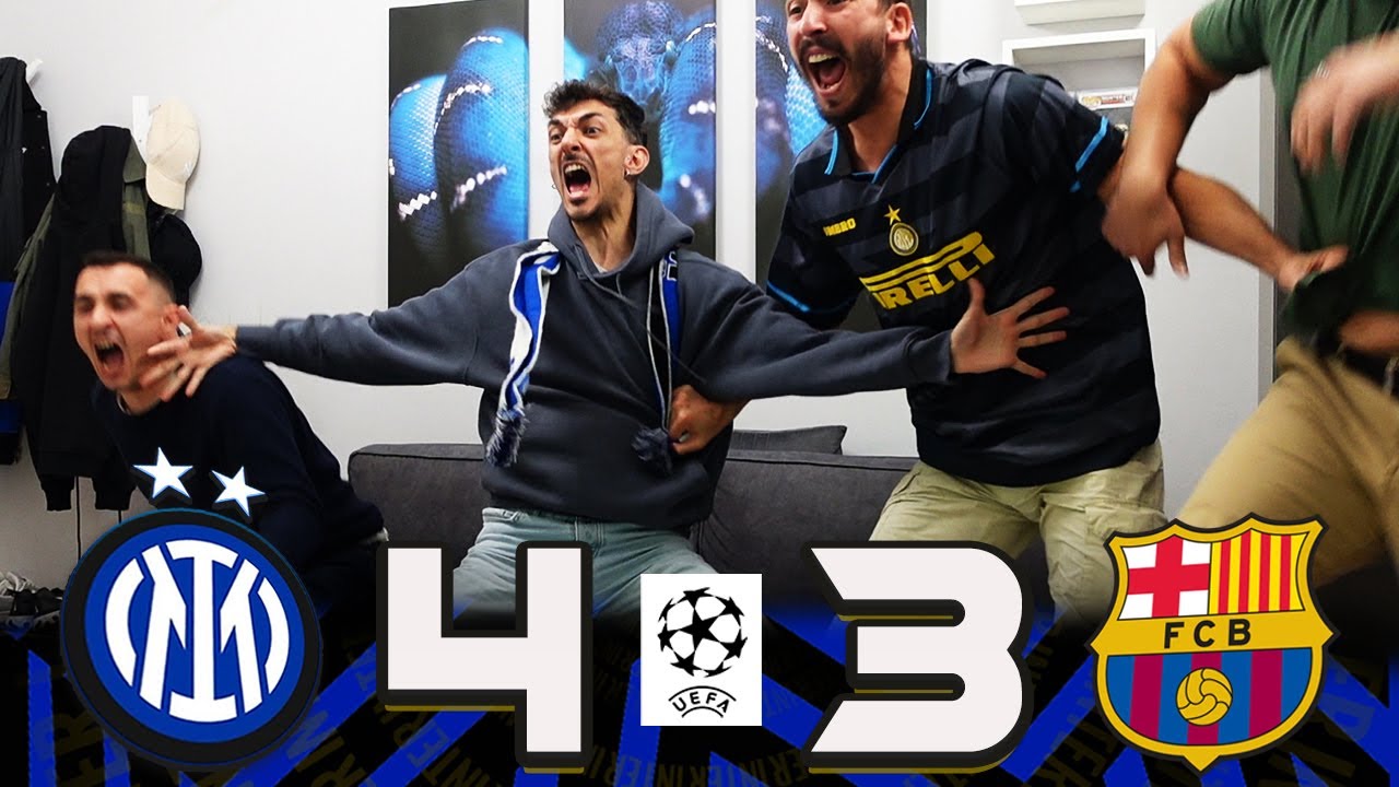 SIAMO IN FINALEEE! INTER 4-3 BARCELLONA | LIVE REACTION EPICA | CHAMPIONS LEAGUE 24/25 HIGHLIGHTS