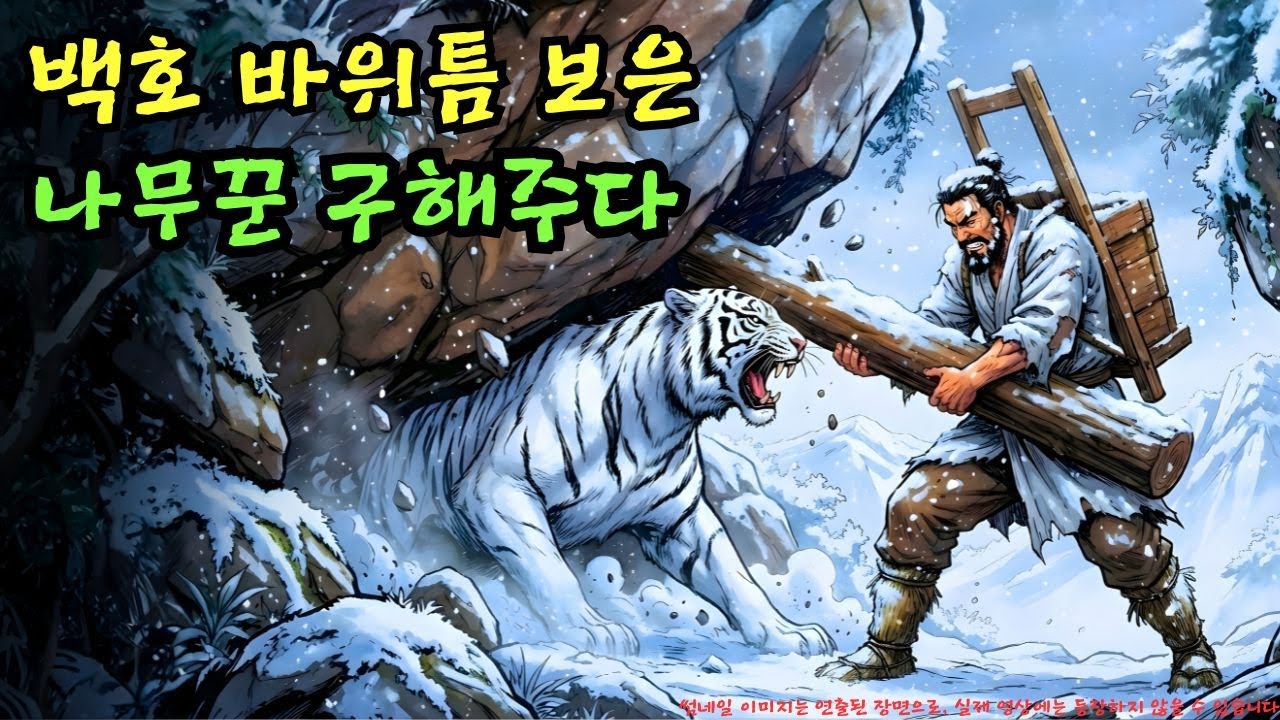 👉 바위틈에 끼어 꼼짝 못 하던 백호를 구해준 나무꾼… 그 순간부터 그의 운명은 왜 달라지기 시작했을까? | 야담 |옛날이야기 |민담 |전설 | 설화