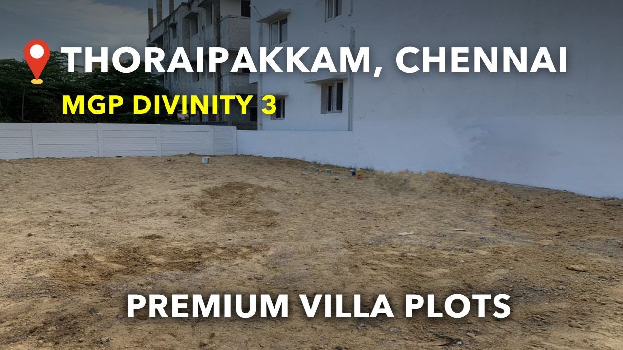 Thoraipakkam Plots For Sale | MGP Divinity 3 | Residential Land #chennai #plots #omr #thoraipakkam