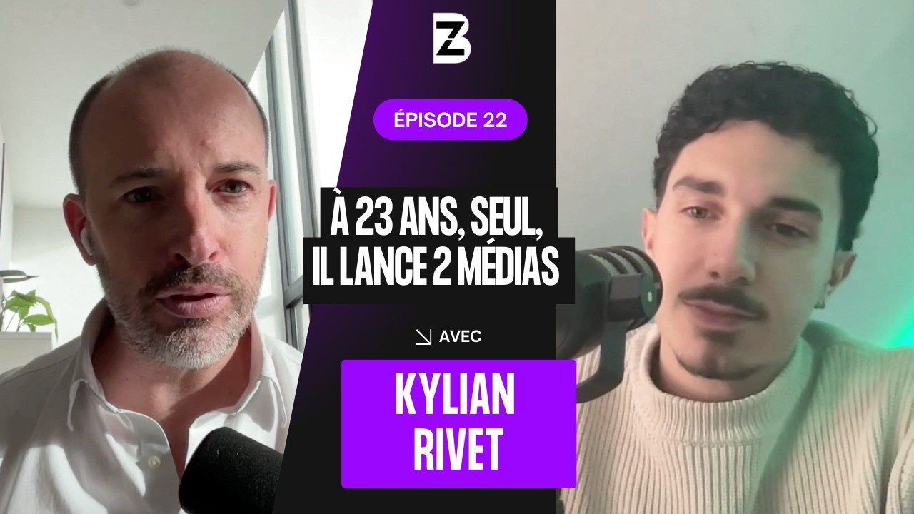 A 23 ans, Kylian Rivet lance 2 m&eacute;dias juste avec son audace et son travail.
