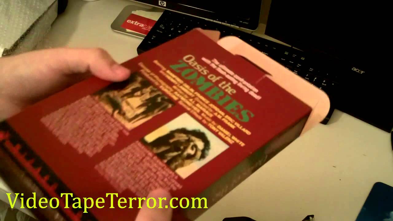 Wizard Video Collection Unboxing - Full Moon's Oasis of the Zombies big box VHS reissue review