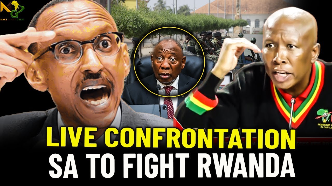 MALEMA Goes NUCLEAR on Kagame, South Africa to fight Rwanda?]!